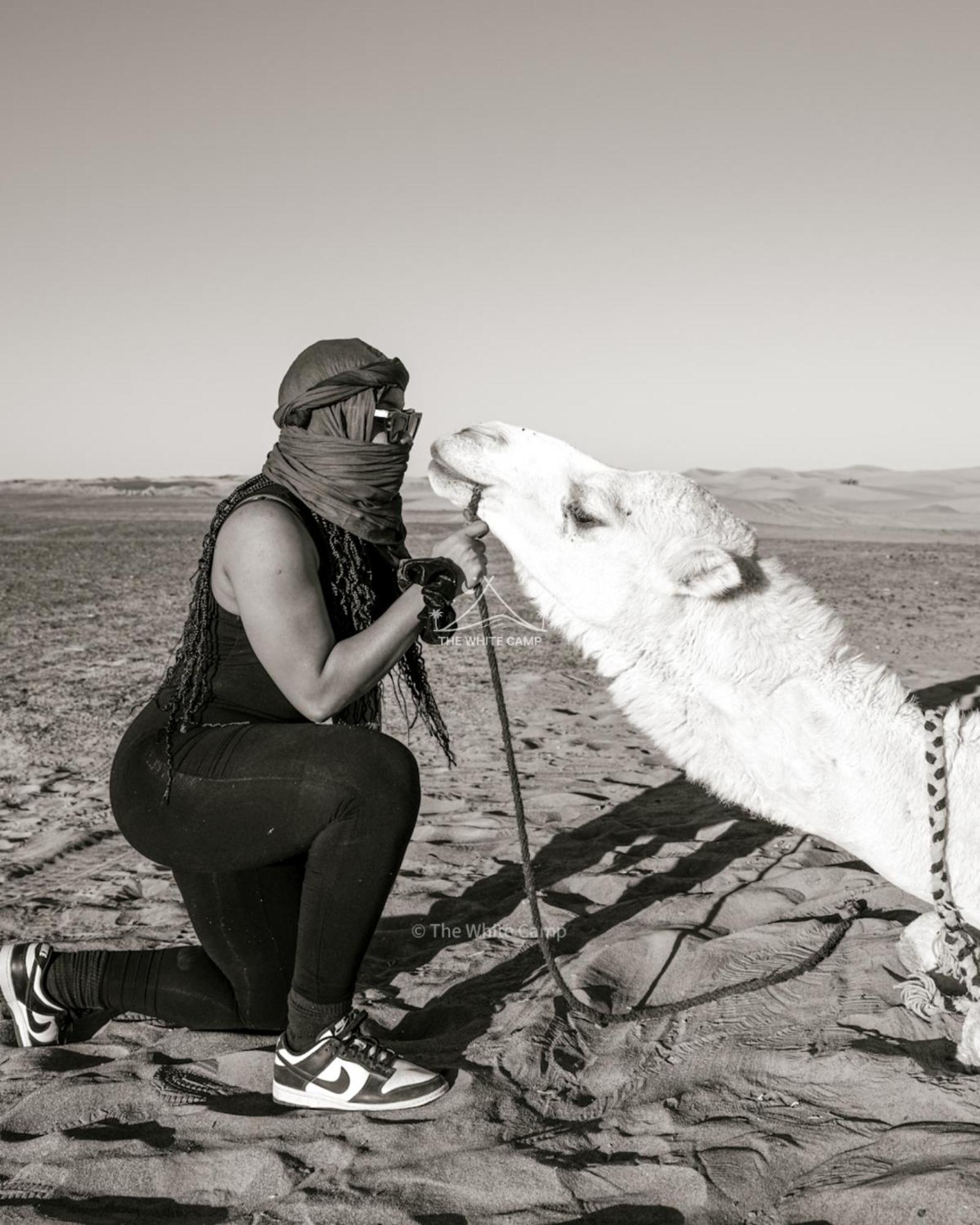 The White Camp - Your Merzouga Luxury Desert Camp & Erg Chebbi Dunes Camel Riding Ngoại thất bức ảnh